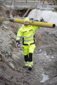 Hantverksbyxa Varsel Gul Strl. C56 Jobman Workwear